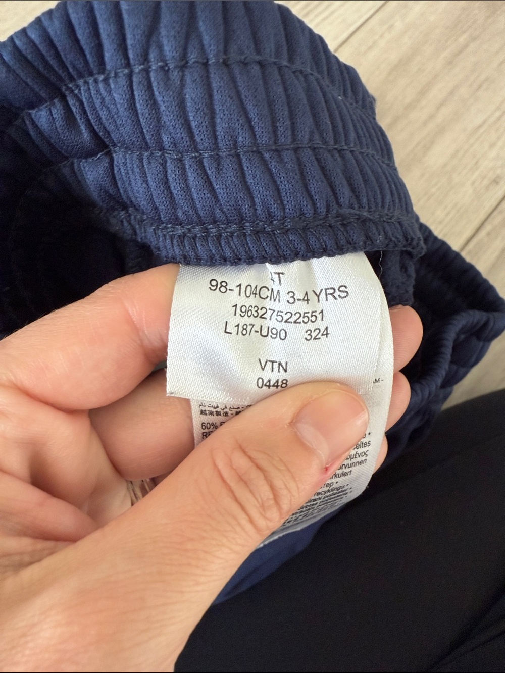Nike Boys Blue Zip Hoodie with Navy Joggers Set Therma-Fit 4T - Picture 5 of 10